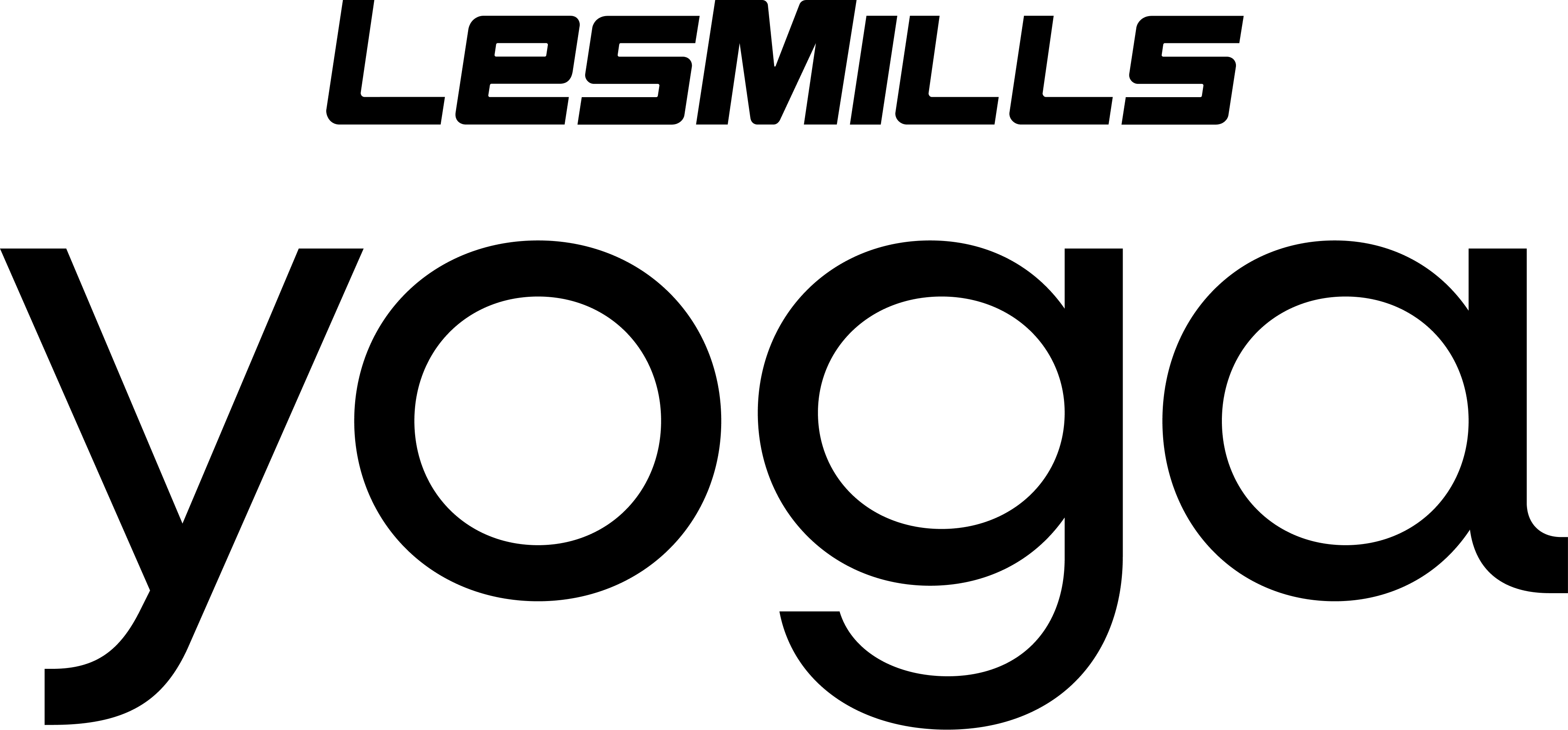 LES MILLS YOGA LOGO BLACK